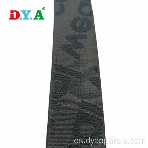 Logotipo personalizado Soft Nylon Webbing Elastic para ropa interior